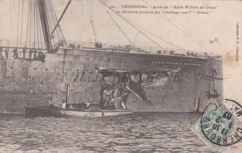 NORDDEUTSCHER LLOYD BREMEN - Kaiser Wilhelm Der Große, Orinoco, Postkarte