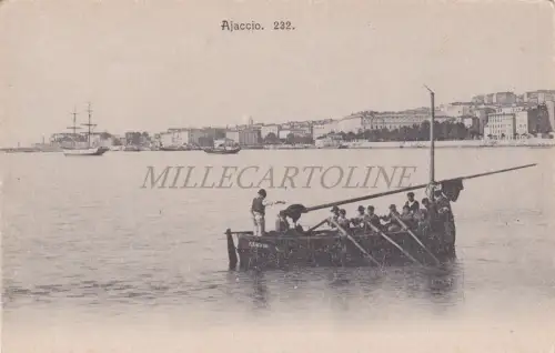 FRANKREICH - Ajaccio, Ruderboot, Postkarte Cardinali Corse