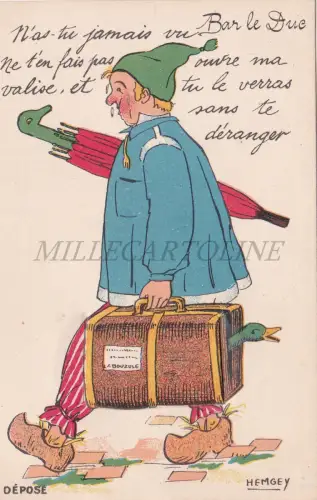 FRANKREICH - Postkarte Bar-le-Duc, Hemgey, Leporello