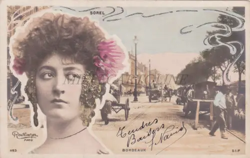 FRANKREICH - Bordeaux, Sorel, Reutilnger Paris, Postkarte