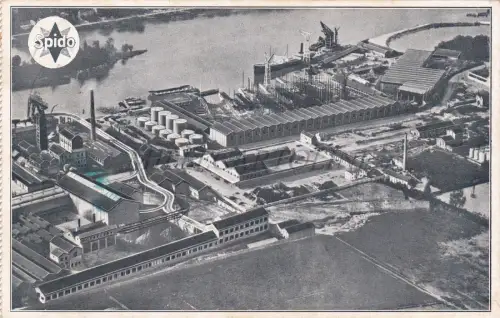 FRANKREICH - Grand Quevilly, Rouen, Lubrificanti Spido, Postkarte 1934