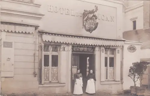 FRANKREICH - Lyon, Hotel du Pelican, Fotopostkarte 1906