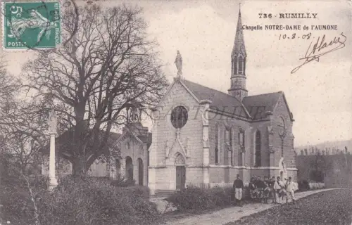 FRANKREICH - Rumilly, Chapelle Notre Dame de l'Aumone, Postkarte 1908