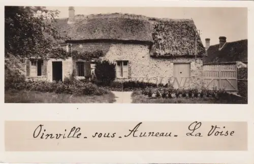 FRANKREICH - Oinville sous Auneau, La Voise, Foto-Postkarte