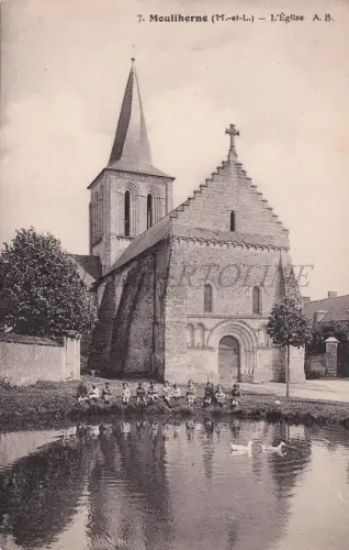 FRANKREICH - Mouliherne, L'Eglise, Postkarte