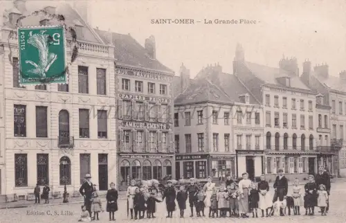 FRANKREICH - Saint Omer, La Grande Place, Postkarte