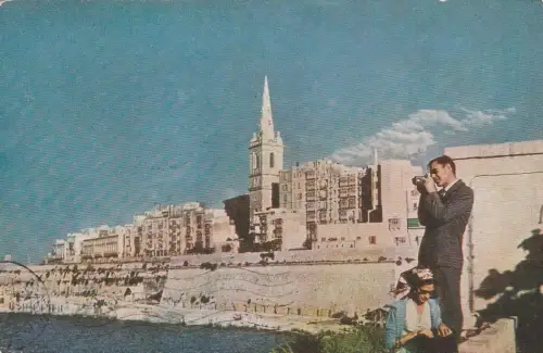 MALTA - La Valletta - Bastions of the Knights 1958