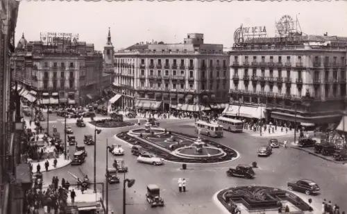 SPANIEN - Madrid - Puerta del Sol - Foto Postkarte