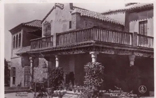 SPANIEN - Toledo - Casa del Greco - Foto Postkarte