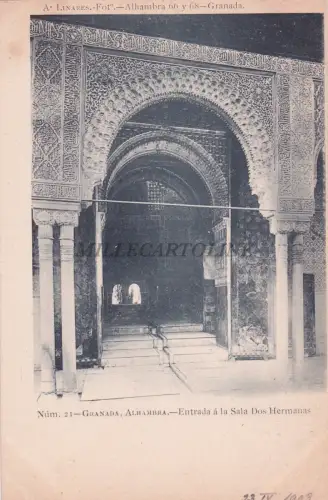 SPANIEN - Granada - Alhambra - Eingang zum Saal der Brüder