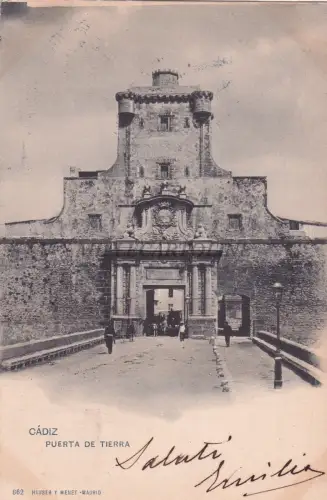 SPANIEN - Cadiz - Puerta de Tierra 1901