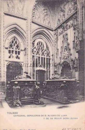 SPANIEN - Toledo - Kathedrale: Gräber von Alvaro de Luna und seinem Muyer Doña Juana