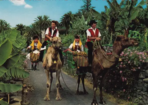 SPANIEN - Kanarische Inseln - Teneriffa - Plantacion y Trayes Tipicos