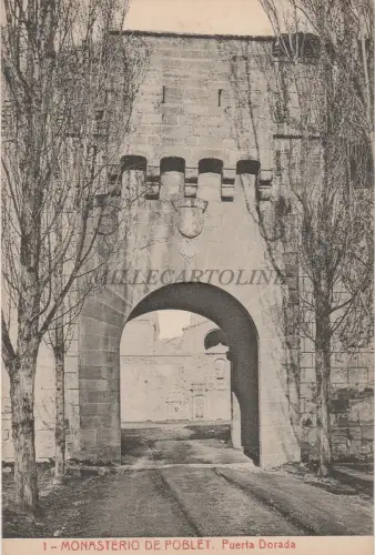 SPANIEN - Kloster Poblet - Goldene Tür
