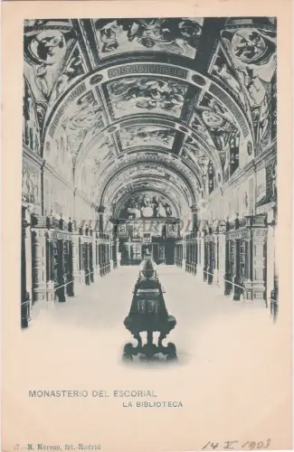 SPANIEN - Monasterio del Escorial - La Biblioteca
