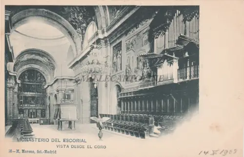 SPANIEN - Monasterio del Escorial - Blick vom Chor