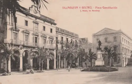 SPANIEN - Villanueva y Geltrù - Plaza Constitucion