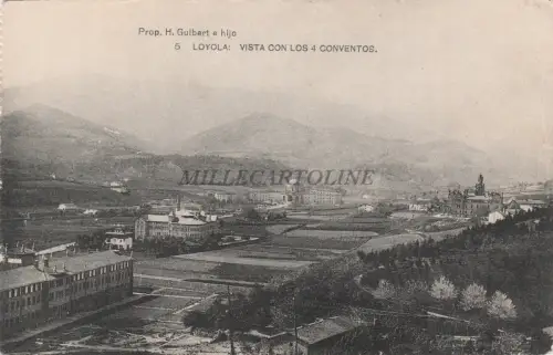 SPANIEN - Loyola - Blick auf die 4 Klöster