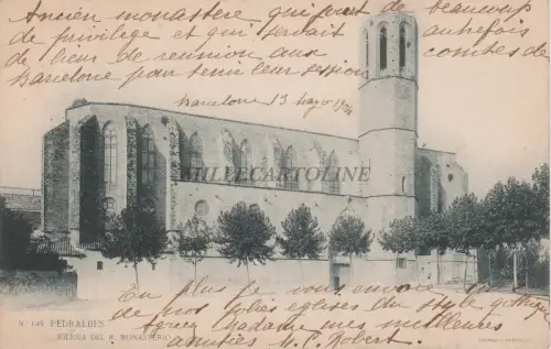 SPANIEN - Pedralbes - Iglesia del R.Monasterio 1904