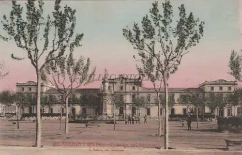 SPANIEN - Villanueva y Geltrù - Bahnhof