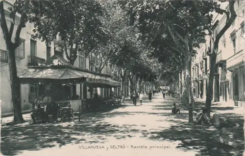 SPANIEN - Villanueva y Geltrù - Rambla Principal
