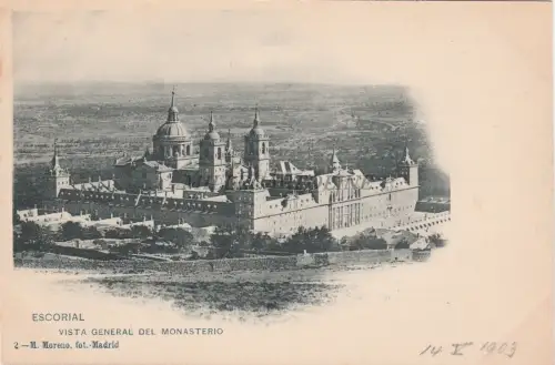 SPANIEN - Escorial - Vista General del Monasterio