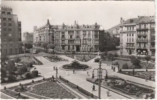 SPANIEN - Bilbao - Plaza de Federico Moyua - Foto Postkarte