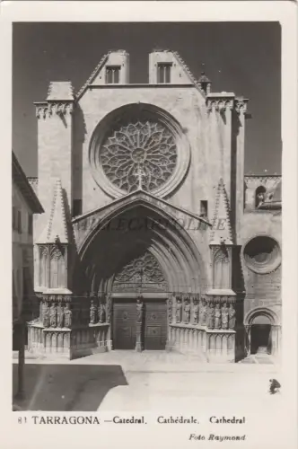 SPANIEN - Tarragona - Kathedrale - Foto Postkarte