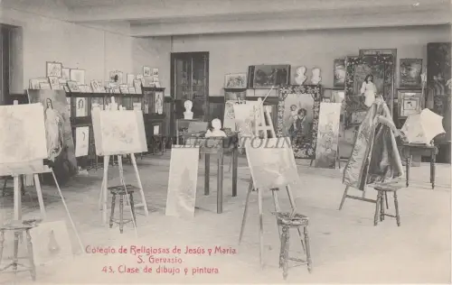 SPANIEN - Barcelona - Colegio de Religiosas de Jesus y Maria. S.Gervasio - Malerei