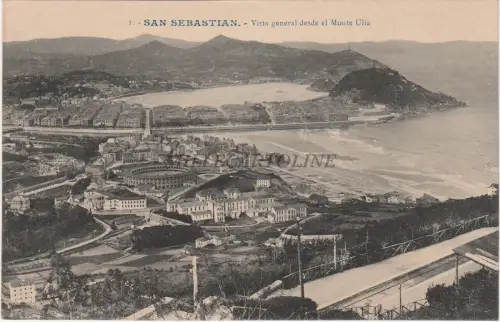 SPANIEN - San Sebastian - Gesamtansicht vom Monte Ulia