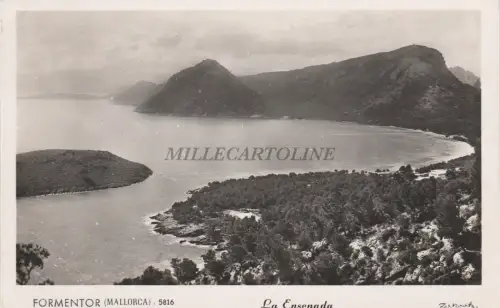 SPANIEN - Formentor (Mallorca) - La Ensenada - Foto Postkarte Zerkovitz 1952