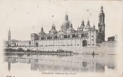 SPANIEN - Zaragoza - Templo de Pilar 1906