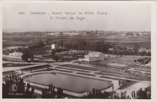 SPANIEN - Zaragoza - Parque de Primo Rivera - El Rincon de Goya - Foto Postkarte