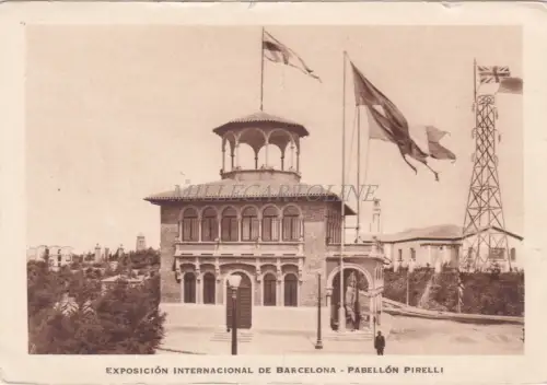 SPANIEN - Barcelona - Internationale Ausstellung - Pirelli Pavillon