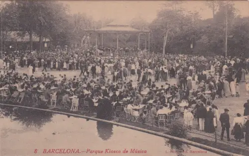 SPANIEN - Barcelona - Parque Kiosco de Musica
