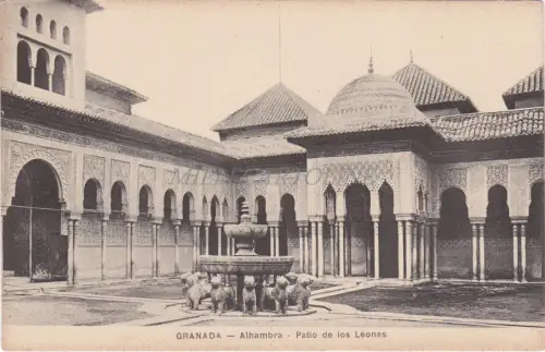 SPANIEN - Granada - Alhambra - Patio de los Leones