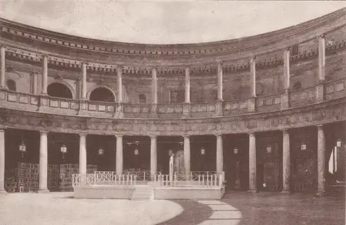 SPANIEN - Granada - Alhambra - Innenraum des Palastes von Karl V.