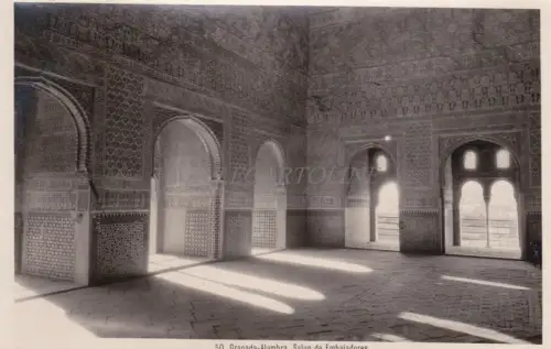 SPANIEN - Granada - Alambra - Salon de Embajadores - Foto Postkarte