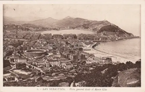 SPANIEN - San Sebastian - Übersicht vom Monte Ulia