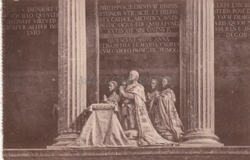 SPANIEN - El Escorial - Philipp II., seine Frauen und Kinder (Gruppe Leoni)