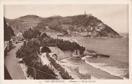 SPANIEN - San Sebastian - Miramar y Monte Igueldo