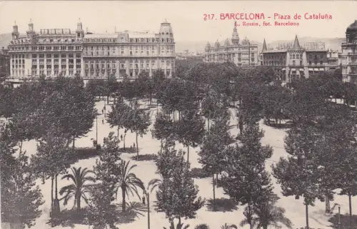 SPANIEN - Barcelona - Plaza de Cataluna