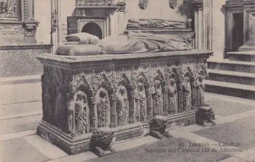 SPANIEN - Toledo - Kathedrale: Grabmal des Kardinals Gil de Albornoz
