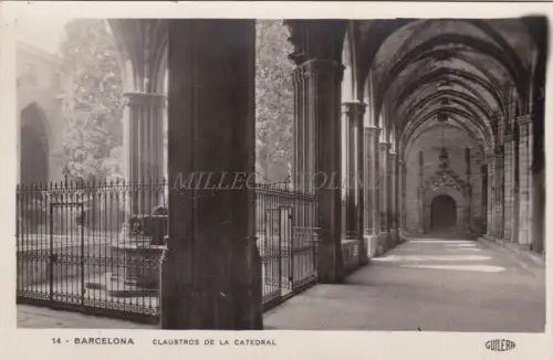 SPANIEN - Barcelona - Claustros de la Catedral - Foto Postkarte