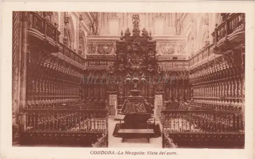 SPANIEN - Cordoba - Moschee, Blick auf den Chor