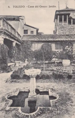 SPANIEN - Toledo - Casa del Greco: Jardin
