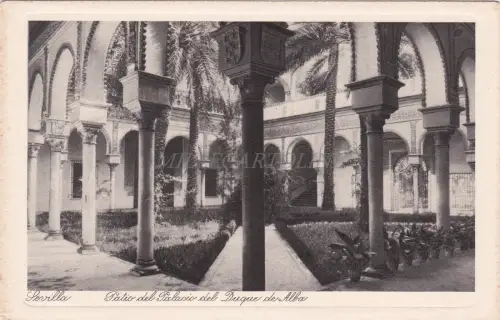 SPANIEN - Sevilla - Patio del Palacio del Duque de Alba