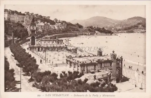 SPANIEN - San Sebastian - Balneario de la Perla y Miraconcha