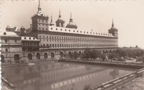 SPANIEN - El Escorial - Monasterio - Foto Postkarte 1957