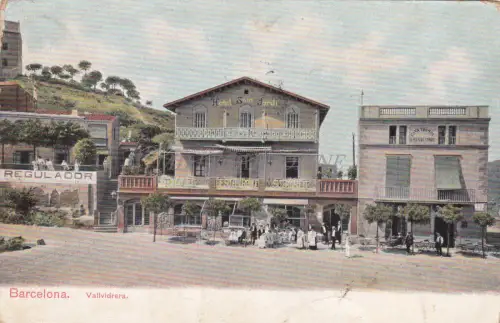SPANIEN - Barcelona - Vallvidrera 1908
